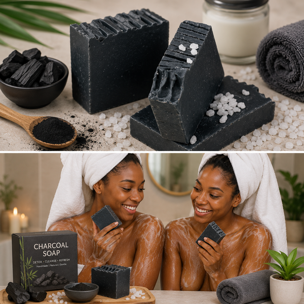 Holzkohle / Charcoal Soap – Mamaz Scents Bath